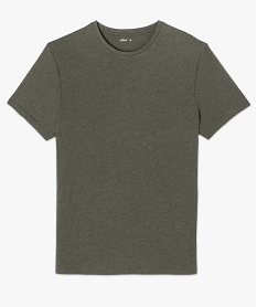 tee-shirt homme a manches courtes et col rond vert tee-shirtsC121101_4