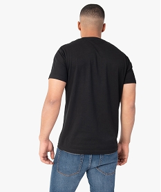 tee-shirt homme a manches courtes et col v noir tee-shirtsC121501_3