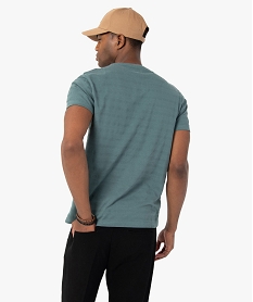 tee-shirt homme avec poche poitrine vert tee-shirtsC122501_3