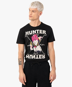 tee-shirt homme avec motif - hunter x hunter noir tee-shirtsC123901_2