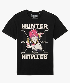 tee-shirt homme avec motif - hunter x hunter noir tee-shirtsC123901_4