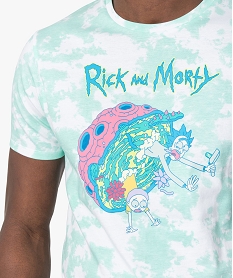 tee-shirt homme imprime - rick and morty vert tee-shirtsC124001_2