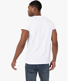 tee-shirt homme avec motif - street fighter blanc tee-shirtsC124301_3