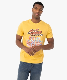 tee-shirt homme avec motif xxl - street fighter jaune tee-shirtsC124501_1