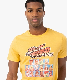 tee-shirt homme avec motif xxl - street fighter jaune tee-shirtsC124501_2