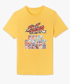 tee-shirt homme avec motif xxl - street fighter jaune tee-shirtsC124501_4