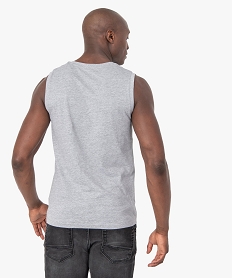 debardeur a col rond uni homme gris standard tee-shirtsC128001_3