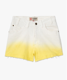 short femme coloris tie and dye - camps united blanc shortsC130701_4