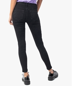 jegging femme taille normale noirC136101_3