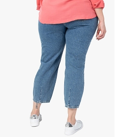 jean femme grande taille coupe slouchy bleu pantalons et jeansC138101_3