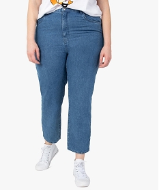 GEMO Jean femme grande taille coupe large Bleu