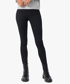 GEMO Jegging femme taille normale noir vif