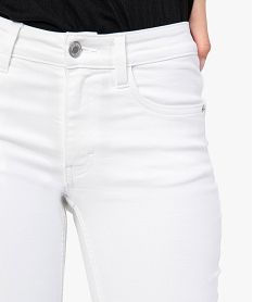 jean femme coupe skinny taille normale blanc pantalonsC139701_2
