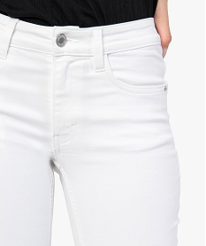 jean femme coupe skinny taille normale blancC139701_2