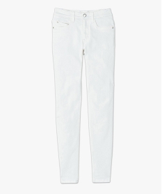 jean femme coupe skinny taille normale blanc pantalonsC139701_4
