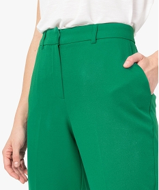 pantalon de tailleur femme vert pantalonsC141401_2