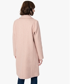 manteau femme a col tailleur rose manteauxC148701_3