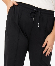 pantalon femme avec couture sur lavant noir leggings et jeggingsC162601_2