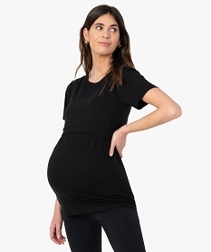 GEMO Tee-shirt d’allaitement à manches courtes noir standard
