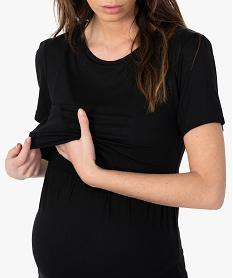 tee-shirt d’allaitement a manches courtes noir t-shirts manches courtesC174001_2