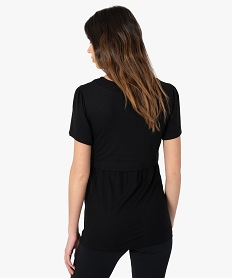 tee-shirt dallaitement a manches courtes noir t-shirts manches courtesC174001_3