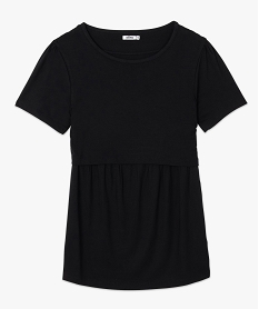 tee-shirt dallaitement a manches courtes noir t-shirts manches courtesC174001_4