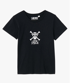 tee-shirt femme avec motif – one piece noir t-shirts manches courtesC174601_4