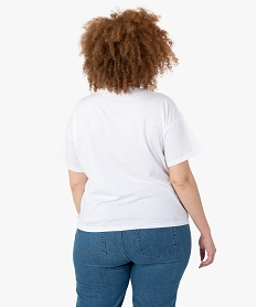 tee-shirt femme grande taille avec motif xxl - powerpuff girl blancC176201_3
