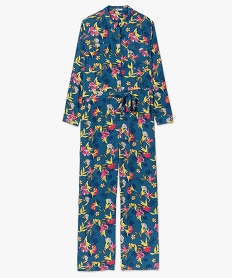 combinaison pantalon femme grande taille a motifs fleuris imprime pantalons et jeansC192101_4