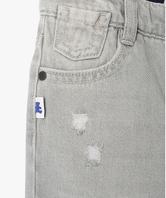 jean bebe garcon avec ceinture fantaisie – lulucastagnette gris jeansC194601_2