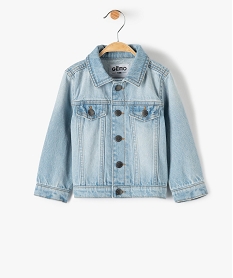 GEMO Veste en jean bébé garçon coloris délavé Gris