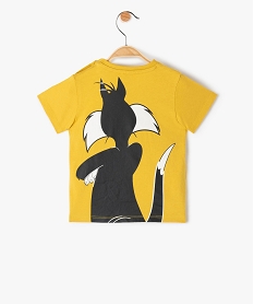 tee-shirt bebe a manches courtes imprime titi gros minet - looney tunes jaune tee-shirts manches courtesC203301_3