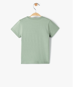tee-shirt bebe garcon avec motif vertC204001_3