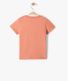 tee-shirt bebe garcon avec motif orange tee-shirts manches courtesC204301_3