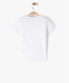 tee-shirt bebe garcon a manches courtes a motif blancC205201_3