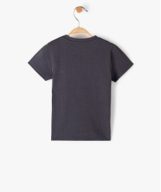 tee-shirt bebe garcon a manches courtes a motif noirC205301_3
