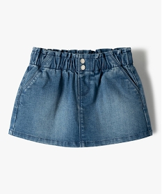 jupe bebe fille en jean coloris delave bleuC211101_1