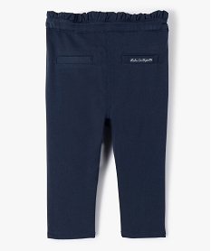 pantalon bebe fille forme carotte - lulucastagnette bleu pantalons et jeansC211201_4