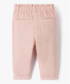 pantalon bebe fille avec petit noud bandana rose pantalons et jeansC211501_4