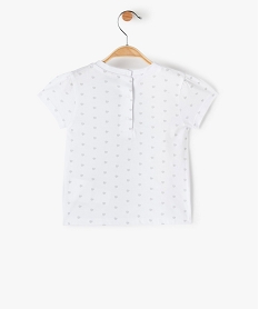 tee-shirt bebe fille avec motif titi – looney tunes blanc tee-shirts manches courtesC216501_3