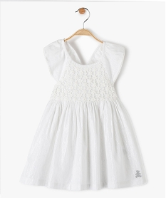 GEMO Robe de cérémonie bébé fille - LuluCastagnette Blanc