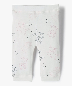 GEMO Pantalon bébé en maille souple à motifs Les Aristochats - Disney Beige