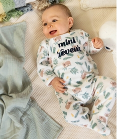 pyjama bebe garcon en velours avec motifs koalas multicoloreC228101_4
