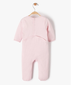 pyjama bebe en jersey imprime a pont-dos rose pyjamas et dors bienC228501_3