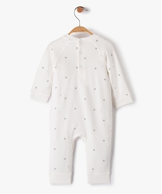 pyjama bebe sans pieds en jersey imprime etoiles beigeC228801_3