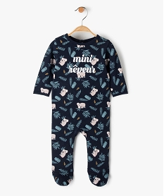 pyjama bebe en jersey imprime koalas bleu pyjamas et dors bienC229001_1