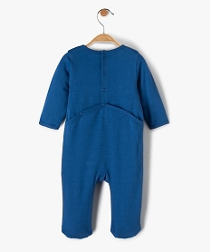 pyjama dors-bien bebe en coton avec motif sur le buste bleuC229201_3