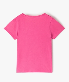 pyjashort fille imprime aux couleurs depareillees roseC236301_3