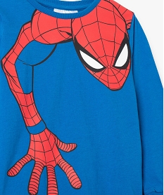 pyjama garcon en jersey imprime - spiderman bleu pyjamasC238601_2