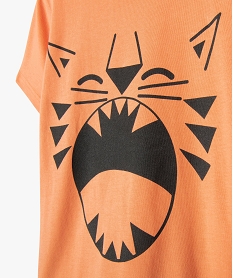 pyjashort garcon imprime tigre orange pyjamasC239101_2